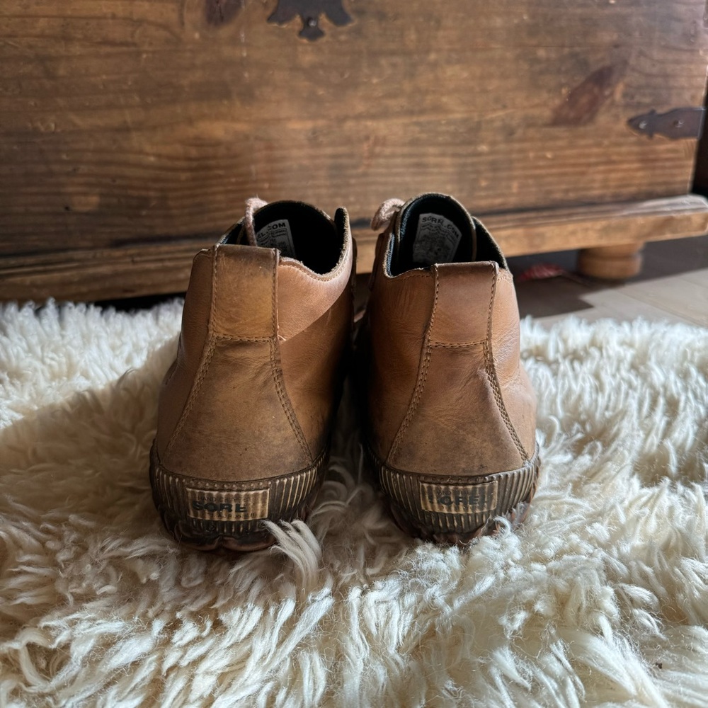SOREL OUT N ABOUT WATERPROOF LEATHER BOOTS - Picture 4 of 7